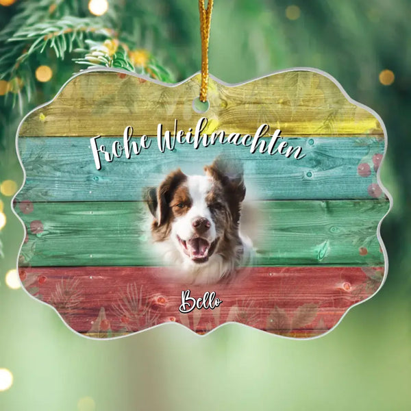 Dein Fellfreund (Weihnachtsedition) - Personalisiertes Ornament