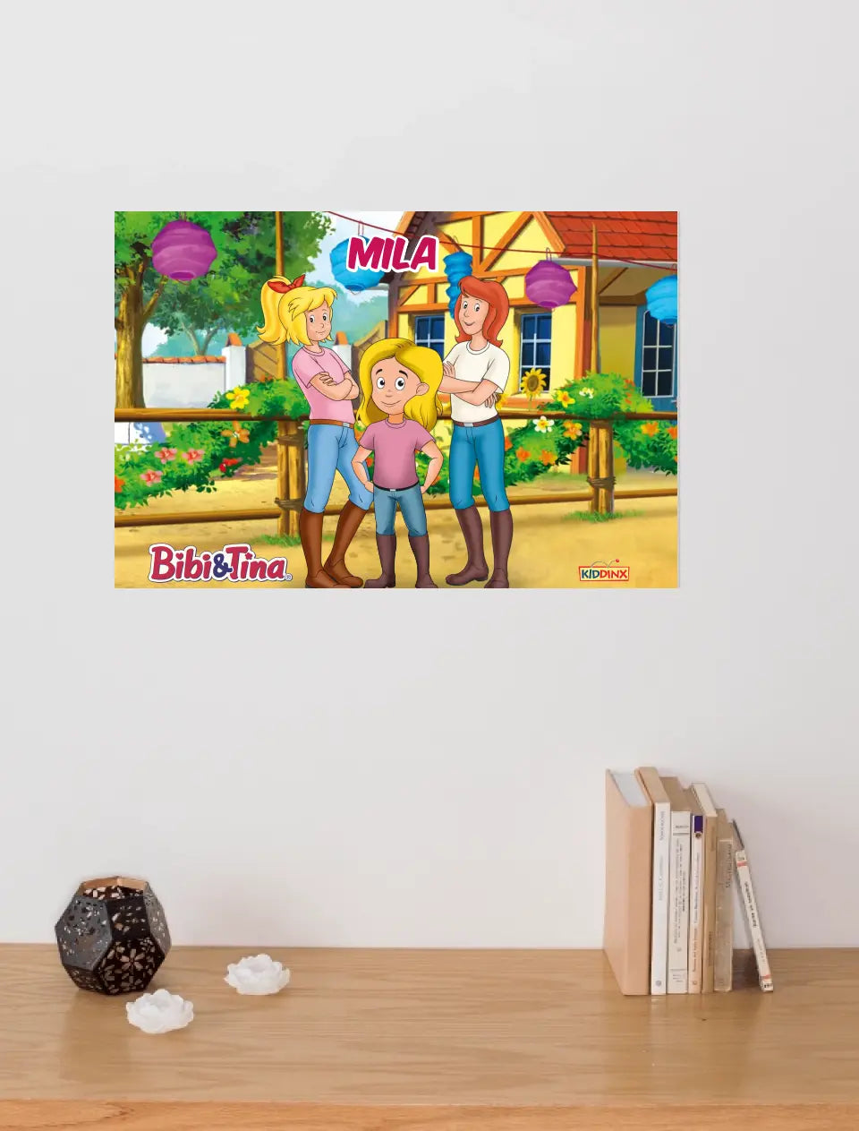 Bibi & Tina - Personalisierte Leinwand – MyHappyMoments.de