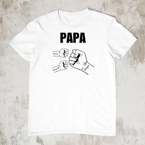 Faust Papa / Opa - Personalisiertes T-Shirt / Hoodie