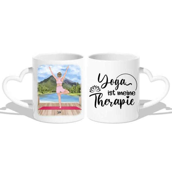 Yoga Freundinnen - Personalisierte Tasse