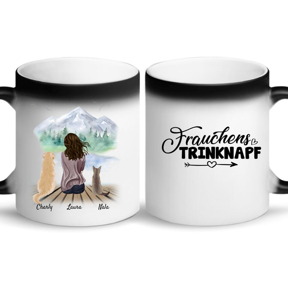 Pet Mom Kaffeetasse – Lustige Tasse Mit Hund & Katze Motiv, Spülmaschinen- & Mikrowellengeeignet, Geschenk Für Tierfreunde