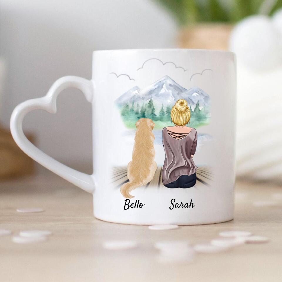 Personalisiert Hunde-Tasse Mit Foto – 'Allerbester Hundeopa' Geschenk, 300 Ml, Spülmaschinenfest