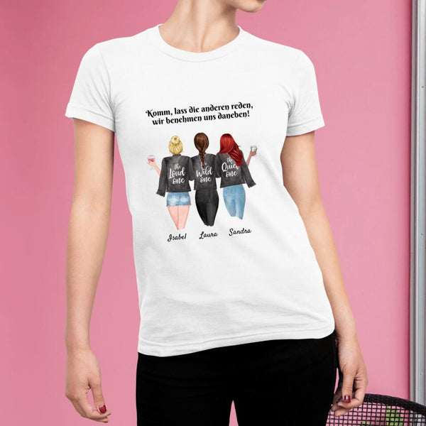 Beste Freundinnen - Personalisiertes T-Shirt
