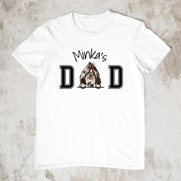 Dog Dad - Personalisiertes T-Shirt