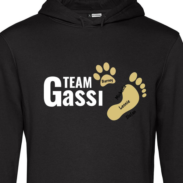 Team Gassi - Personalisierte Hoodies