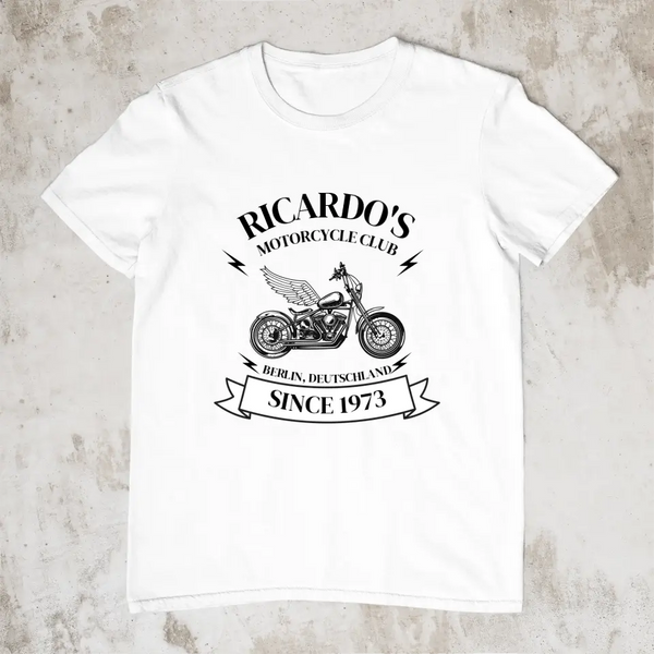 Motorcycle Club - Personalisiertes T-Shirt