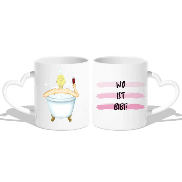 Wo ist Bibi? - Personalisierte Tasse
