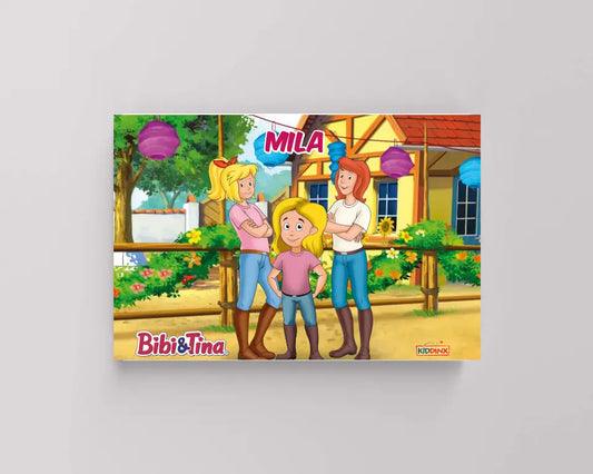 Bibi & Tina - Personalisierte Leinwand