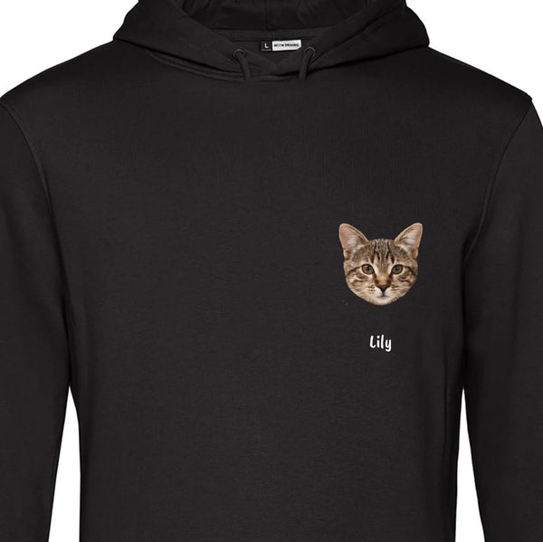 Katzenfoto - Personalisierbarer Hoodie