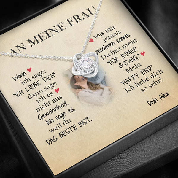 Mein Happy End - Liebesknoten Halskette