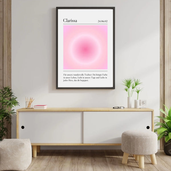 Aura  - Personalisierter Kunstdruck (Poster, Leinwand)
