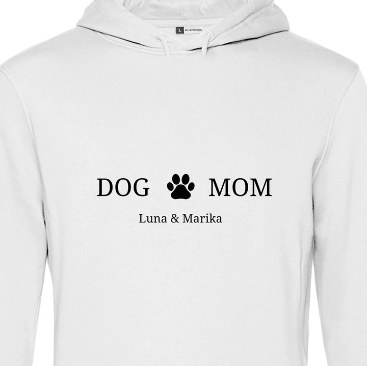 Dog Mom - Personalisierbarer Hoodie