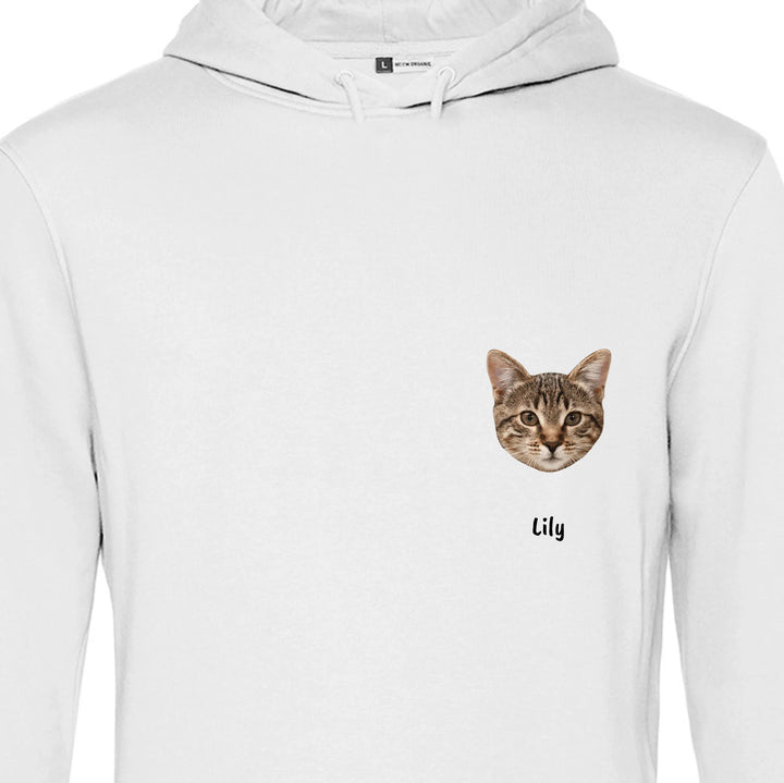 Katzenfoto - Personalisierbarer Hoodie