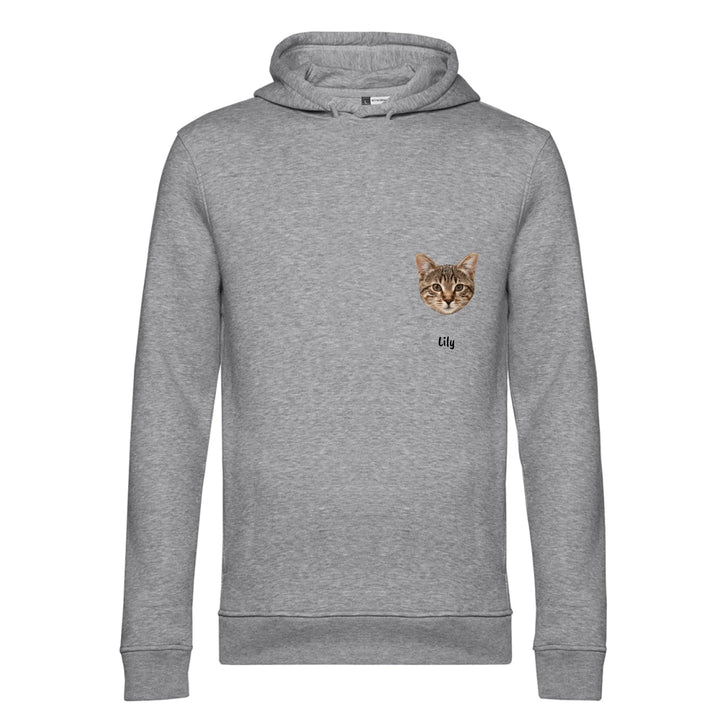 Katzenfoto - Personalisierbarer Hoodie