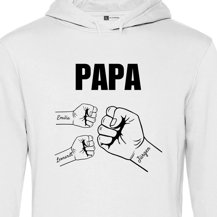 Faust Papa / Opa - Personalisiertes T-Shirt / Hoodie