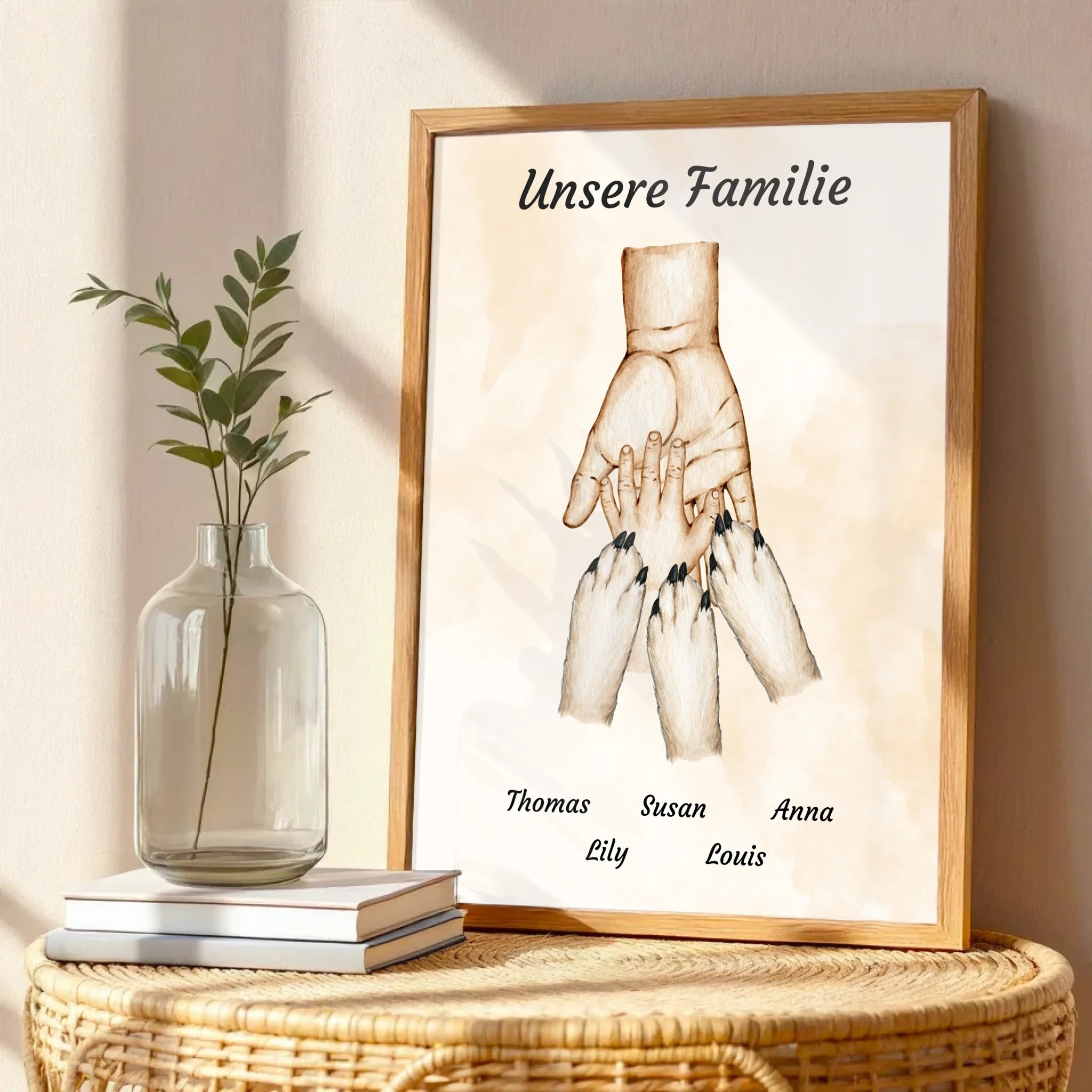 Glückliche Familie Vater Mutter Zwei Söhne Und Tochter Vektor Illustration Gm1412441449 461866383