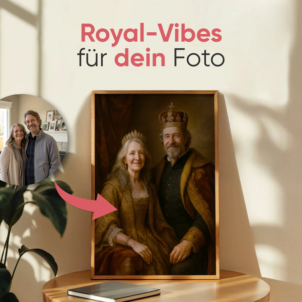 Royal Family - AI Portrait - Personalisiertes Poster