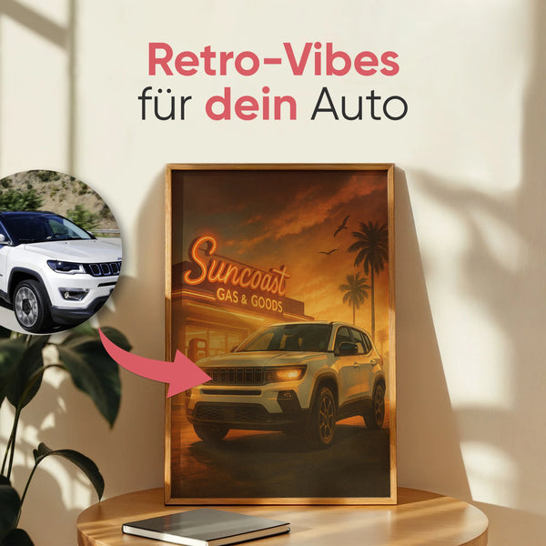 Auto Filmlook - AI Poster - Personalisiertes Poster