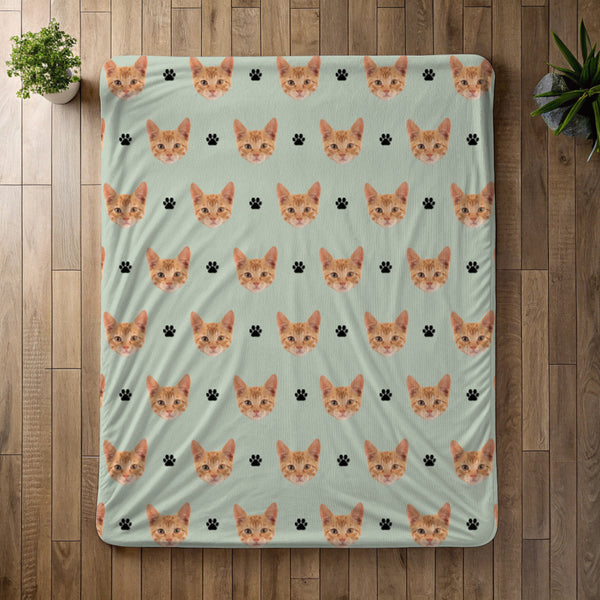 Katzenfoto - Personalisierte Decke