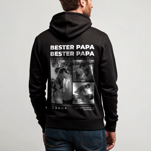 Best Dad - Personalisierter Hoodie
