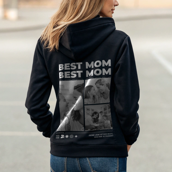 Best Mom - Personalisierter Hoodie
