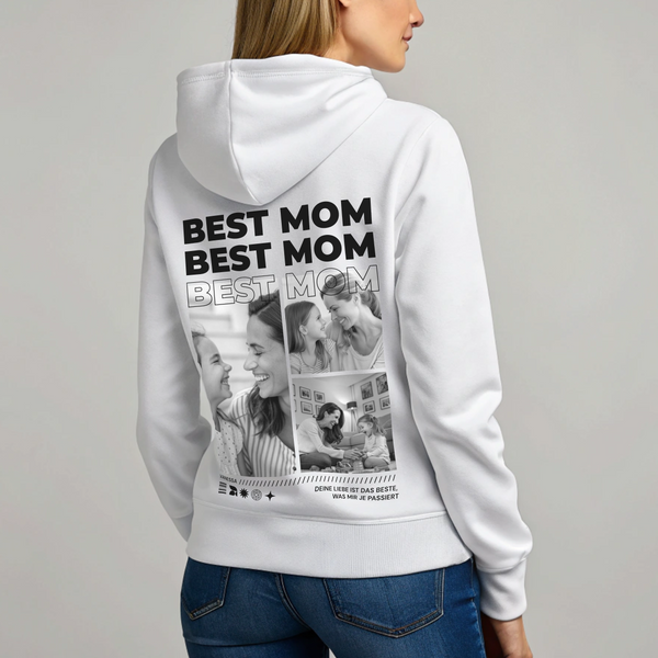 Best Mom - Personalisierter Hoodie