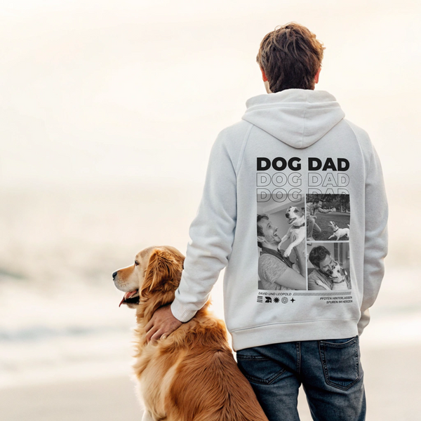 Dog Dad - Personalisierter Hoodie