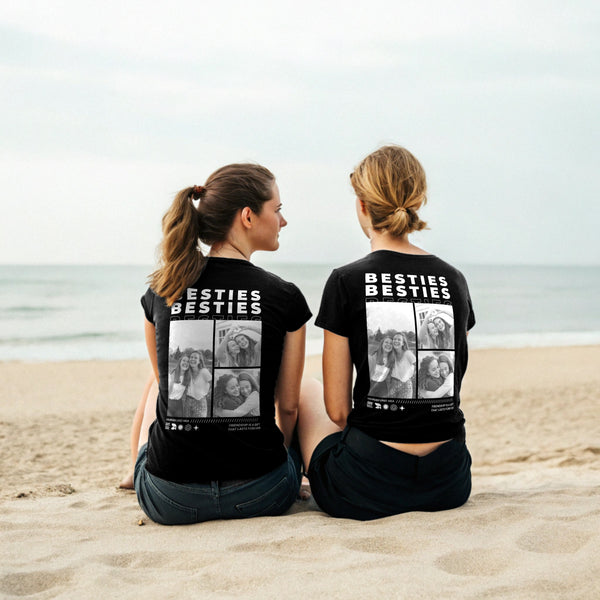 Besties - Personalisiertes T-Shirt
