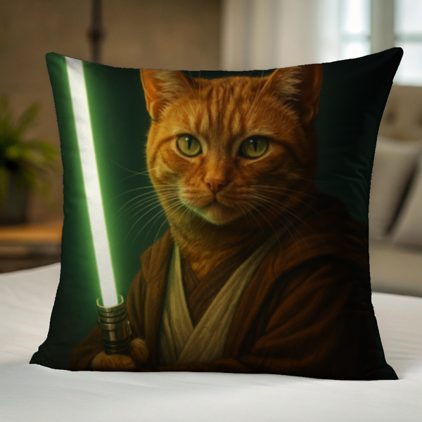 Katze AI Portrait - Personalisiertes Kissen
