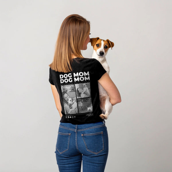 Dog Mom - Personalisiertes T-Shirt
