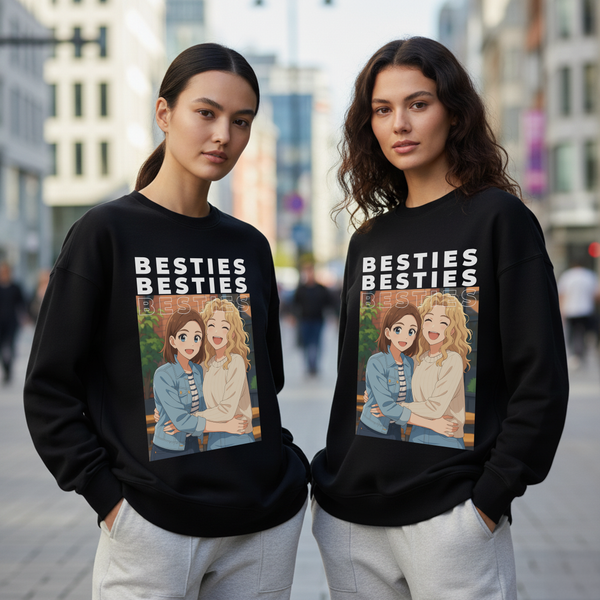 Besties als AI - Personalisiertes Sweatshirt