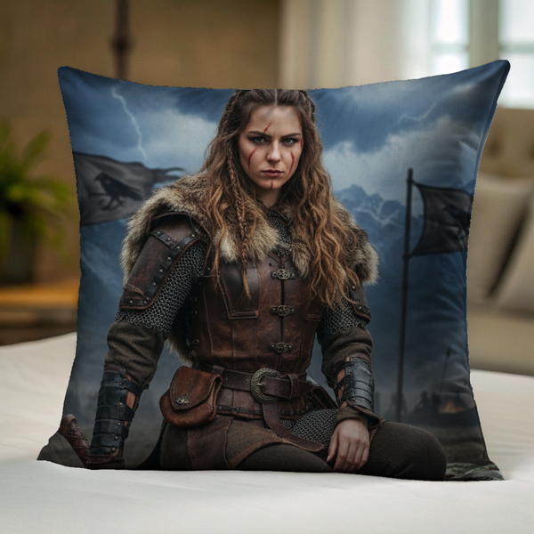 Künstlerisches AI Portrait - Personalisiertes Kissen