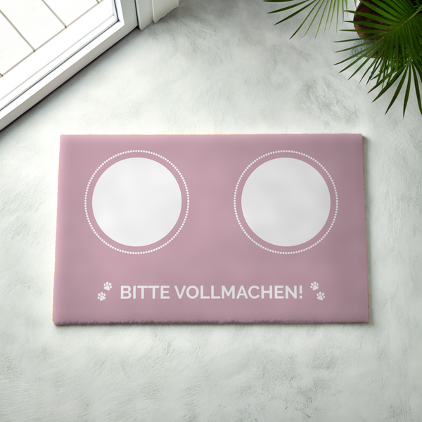 Bitte vollmachen - Personalisierte Futterstation