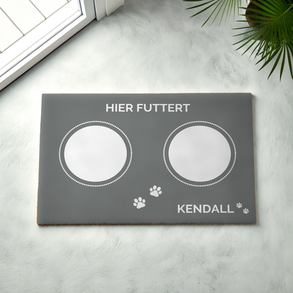 Hier futtert - Personalisierte Futterstation