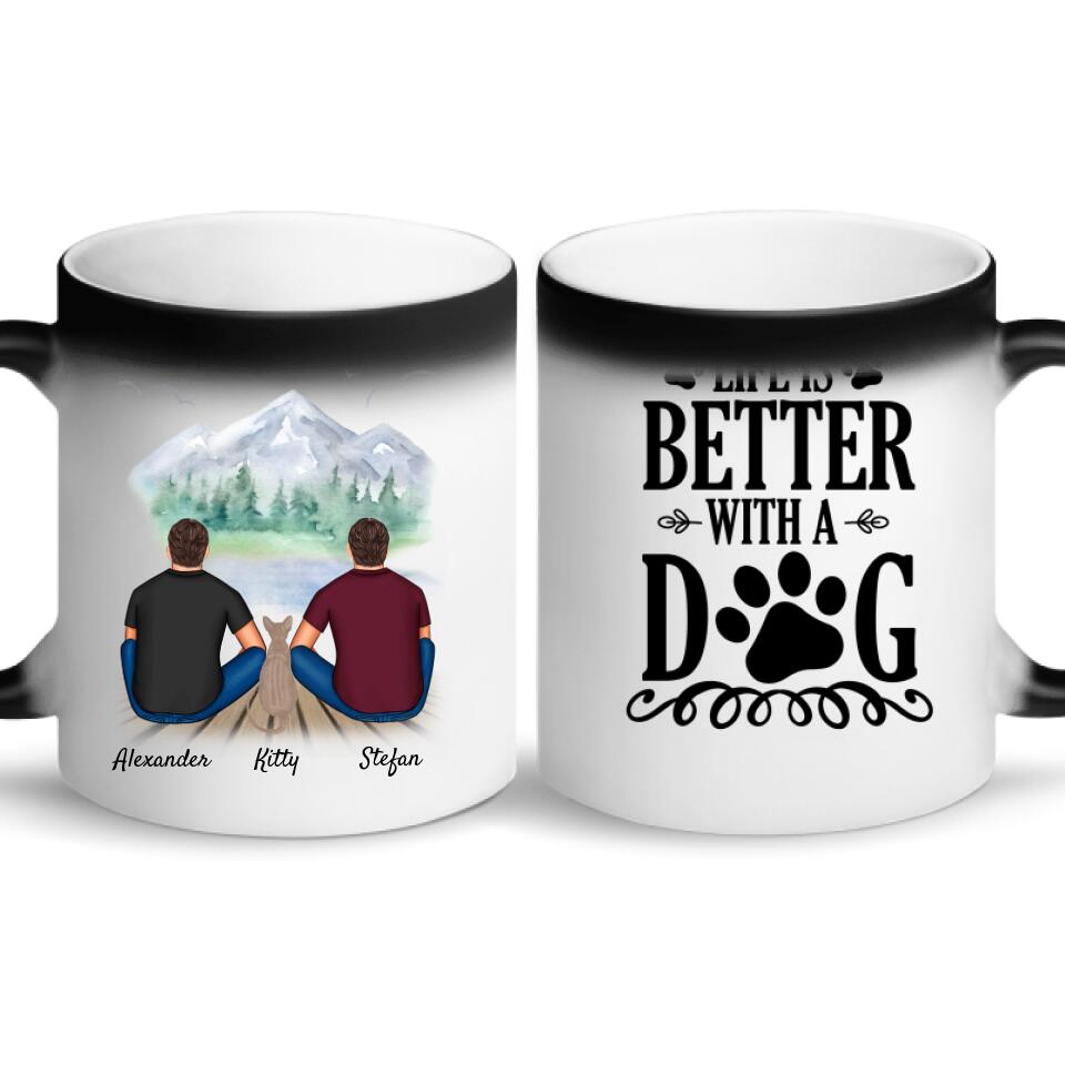 Männer Mit Katzen - Personalisierte Tasse – MyHappyMoments.de