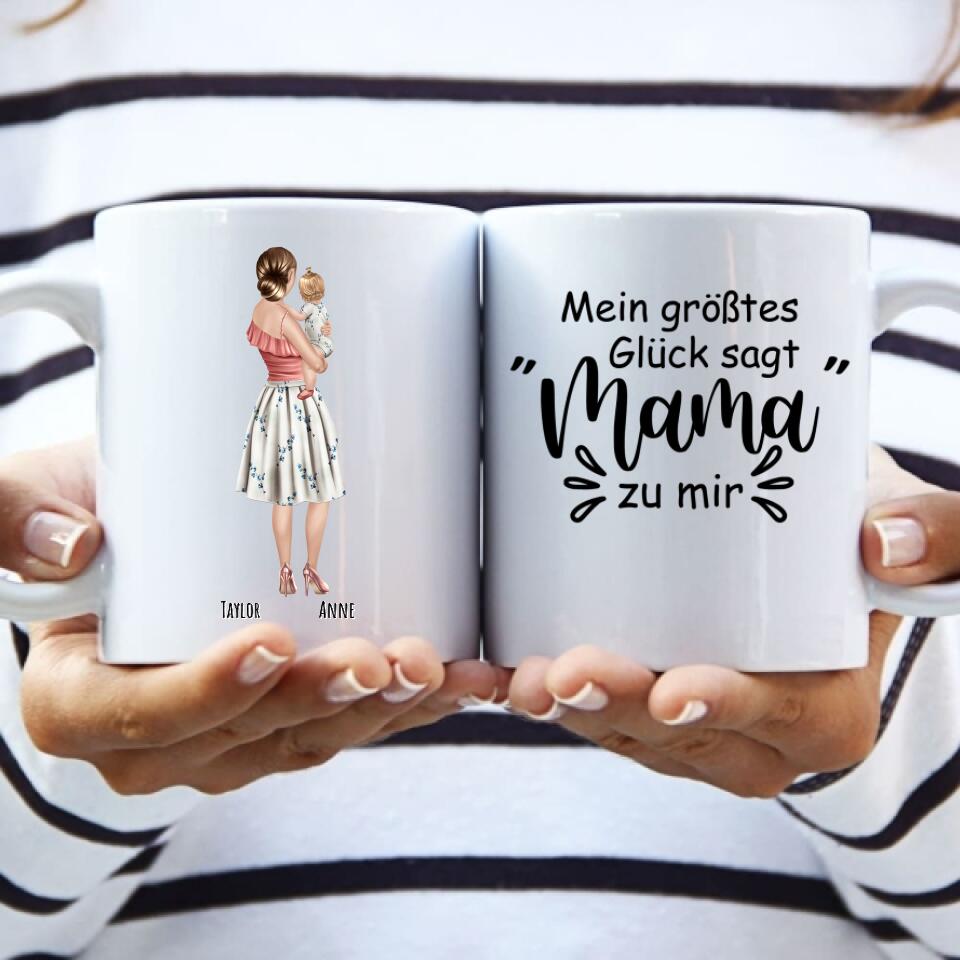 Mutter & Baby - Personalisierte Tasse – MyHappyMoments.de