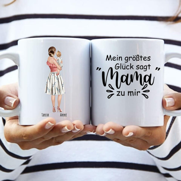 Mutter & Baby - Personalisierte Tasse
